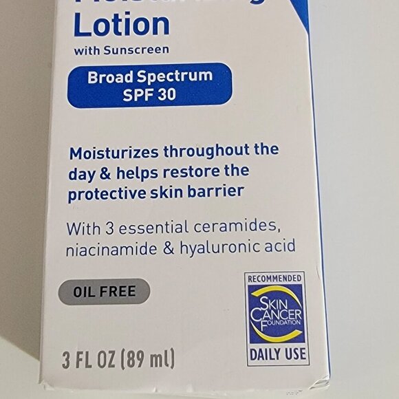Cerave AM Facial Moisturizing Lotion SPF 30 Broad Spectrum Listing 1 of 3 - Picture 6 of 12